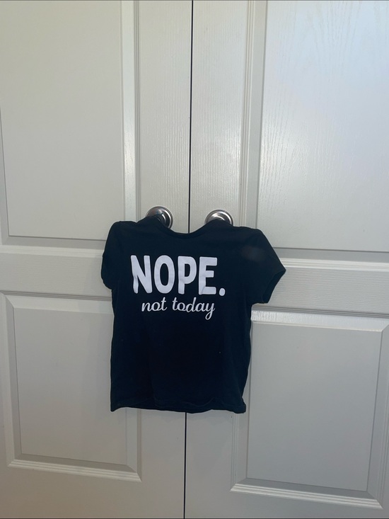 Other - Kids Black Graphic Tee - "NOPE. not today"